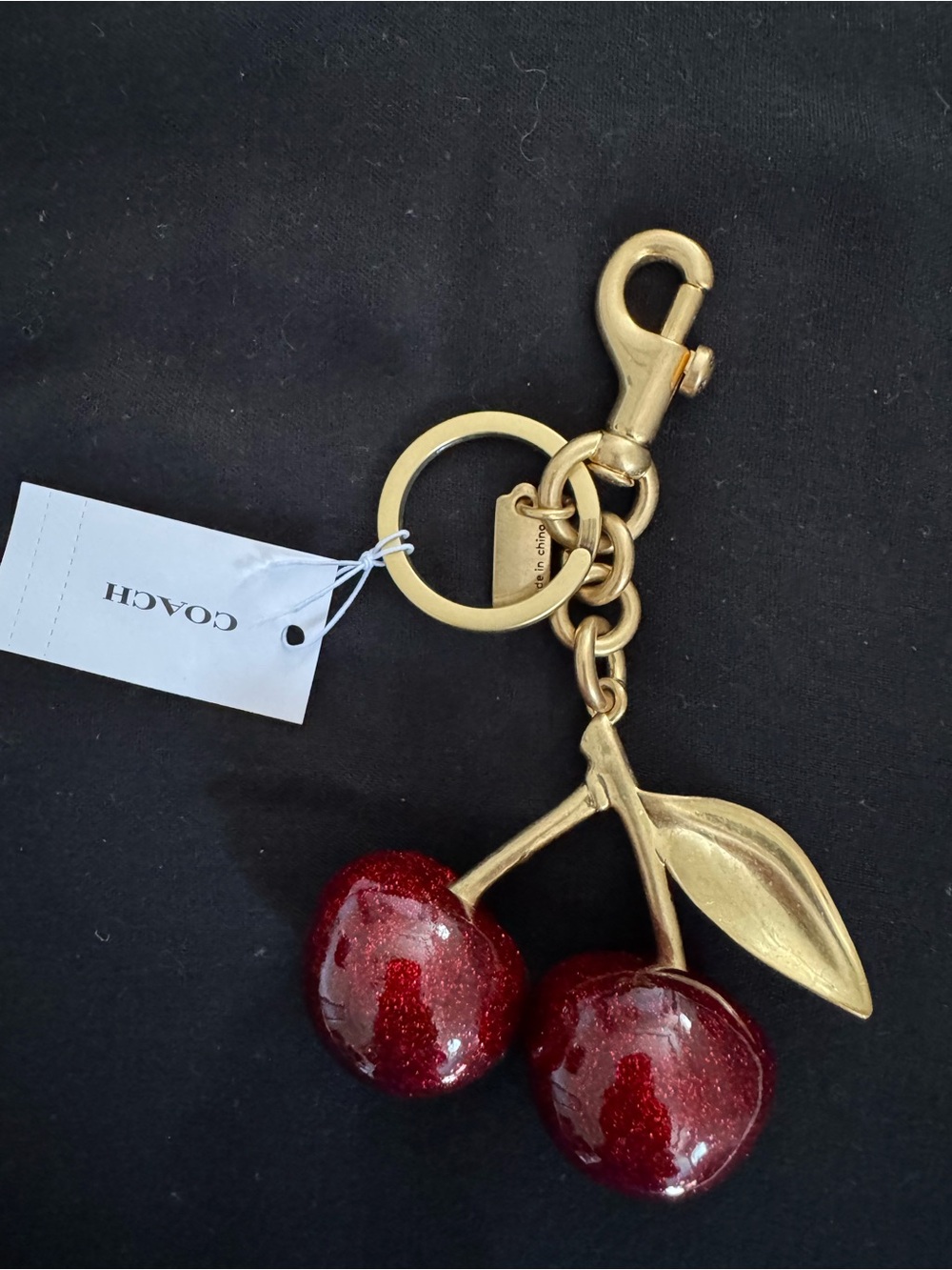 Coach Cherry Bag Charm - Picture 2 of 3